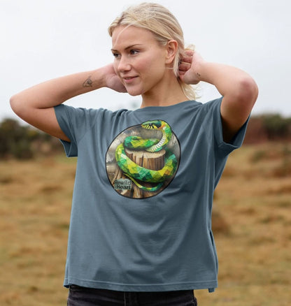 Grass Snake Marsh Women's Relaxed-Fit T-Shirt