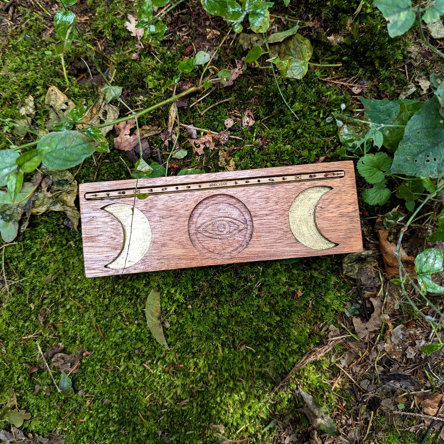 Hand-Crafted Wooden Tarot Card Holder