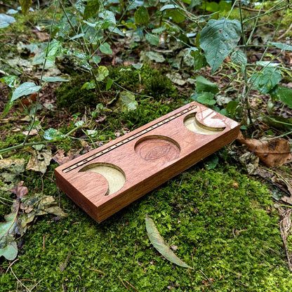 Hand-Crafted Wooden Tarot Card Holder