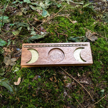 Hand-Crafted Wooden Tarot Card Holder