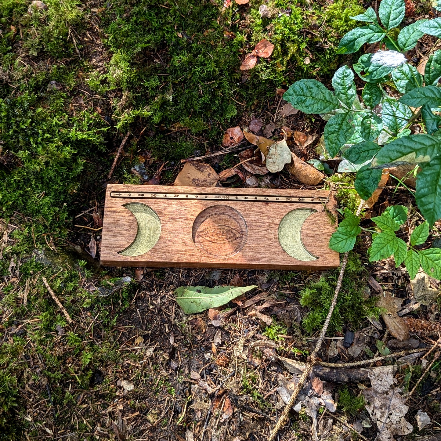 Hand-Crafted Wooden Tarot Card Holder