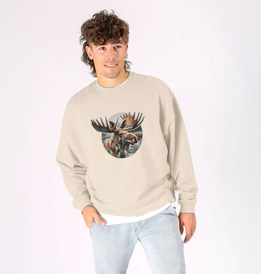 Guardian Elk Men's Oversized Sweater