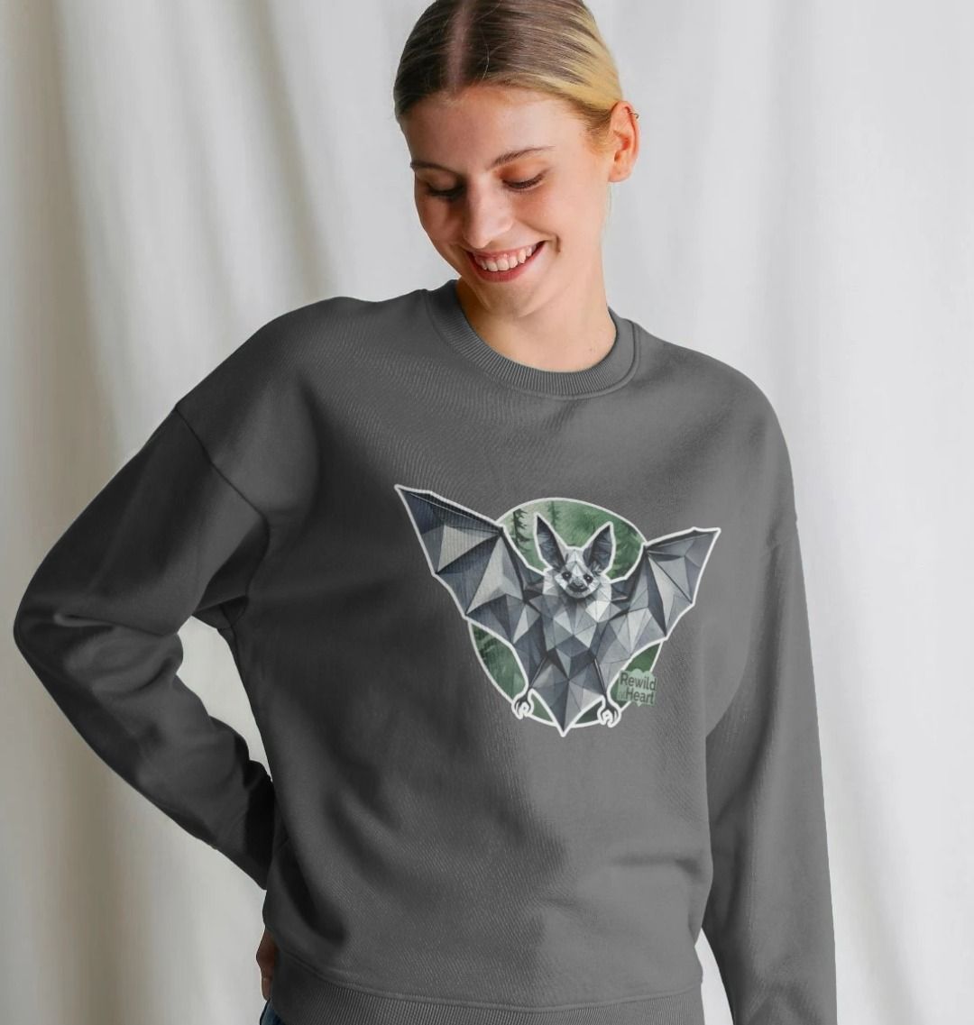 Grey Long-Eared Bat Women's Oversized Jumper