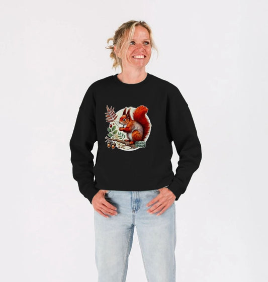 Red Squirrel Oak Women's Oversized Jumper