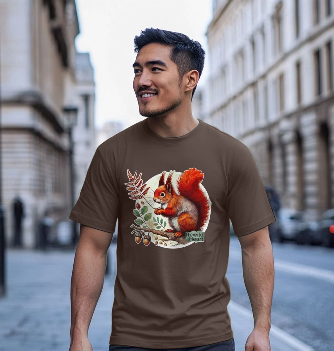 Red Squirrel Oak Men's T-Shirt