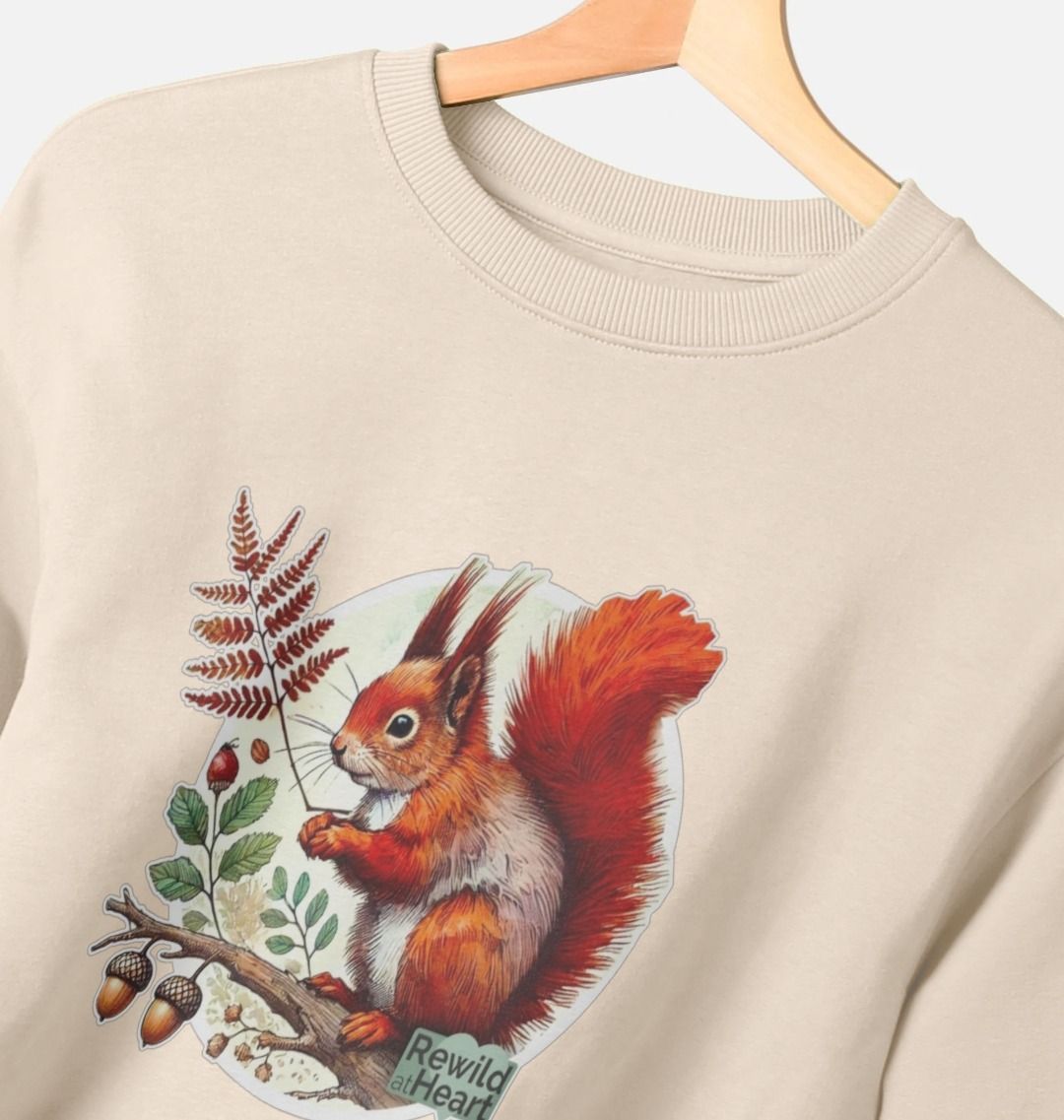 Red Squirrel Oak Women's Oversized Jumper