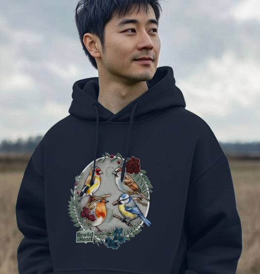 British Songbird Wreath Hoodie