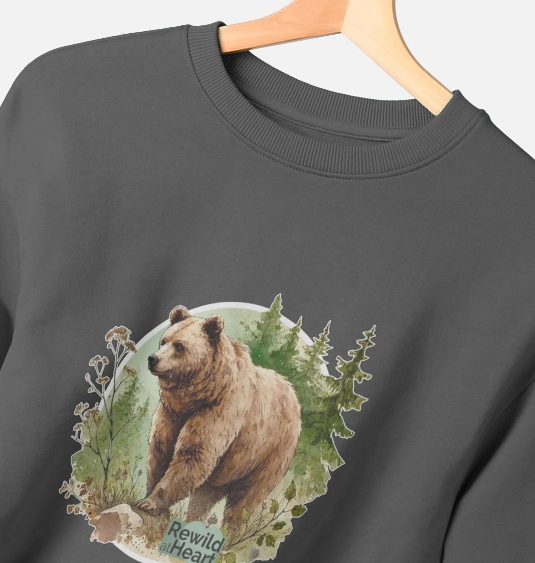 Brown Bear Wilderness Women's Oversized Jumper