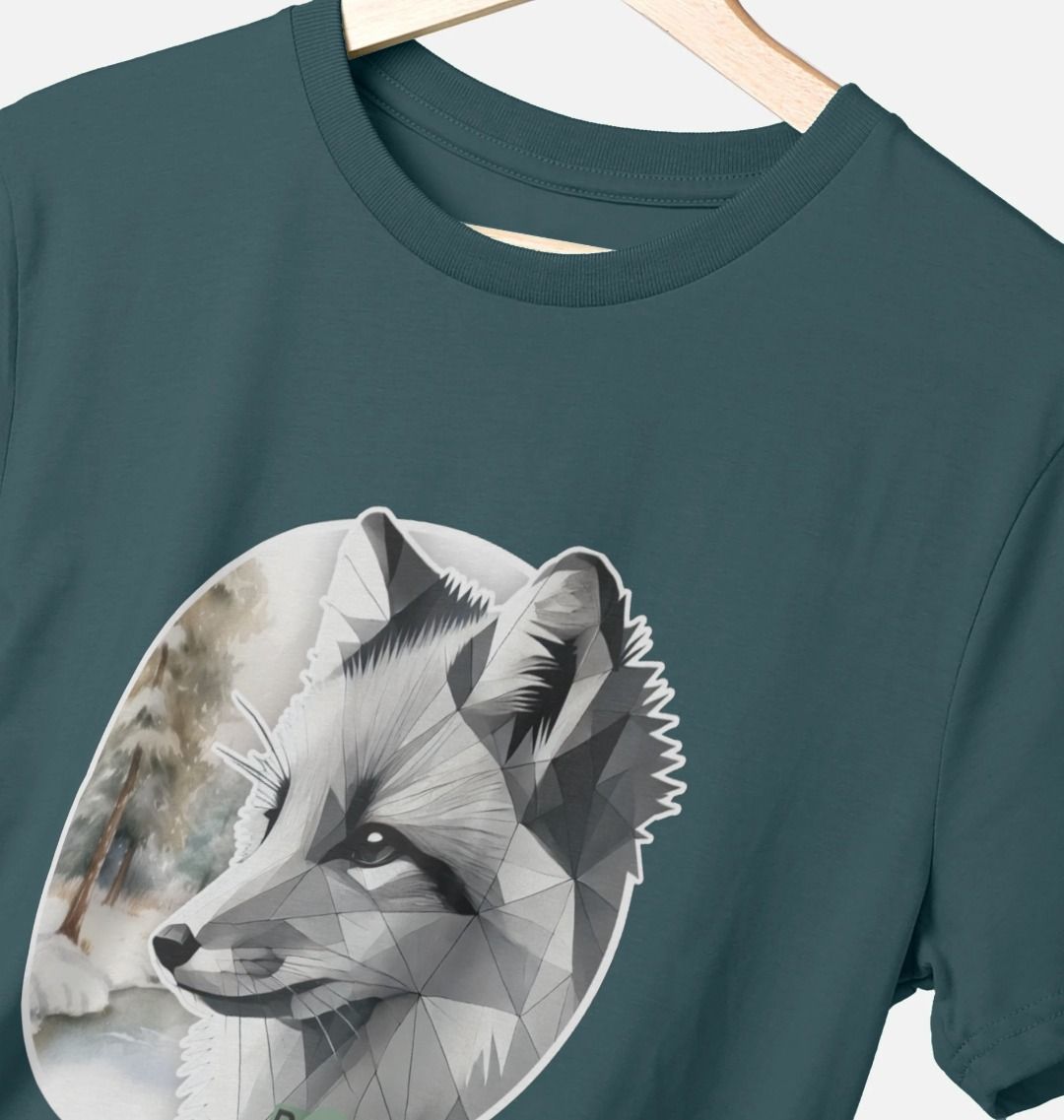 Silent Arctic Fox Men's T-Shirt