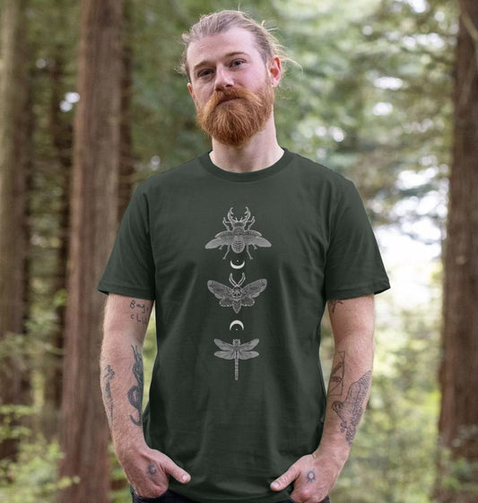 Moonlit Insect Trio Men's T-Shirt
