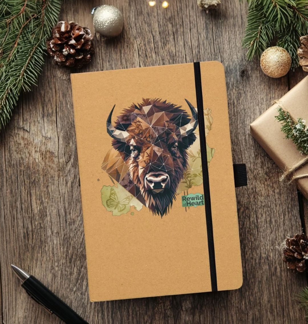 Bison Notepad | Wildflower & Butterflies Design – Rewild at Heart