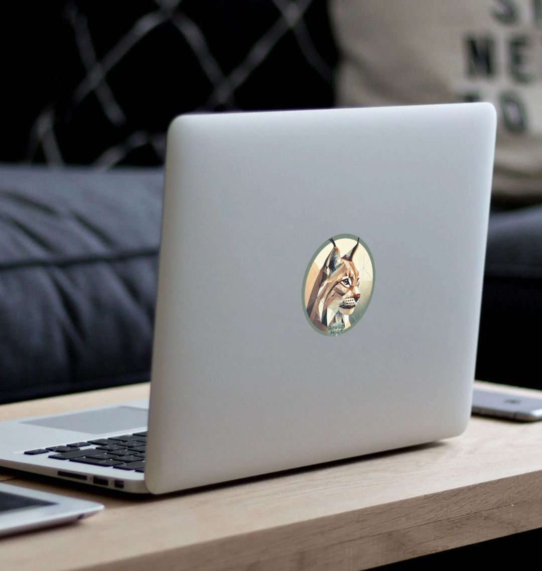 Lynx Connection Sticker | Eco-Friendly Design – Rewild at Heart