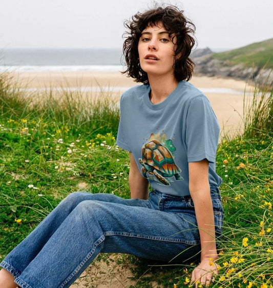 Giant Tortoise Wildflower Women's Classic T-Shirt