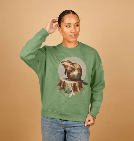 Wild Beaver | Women's Oversized Jumper